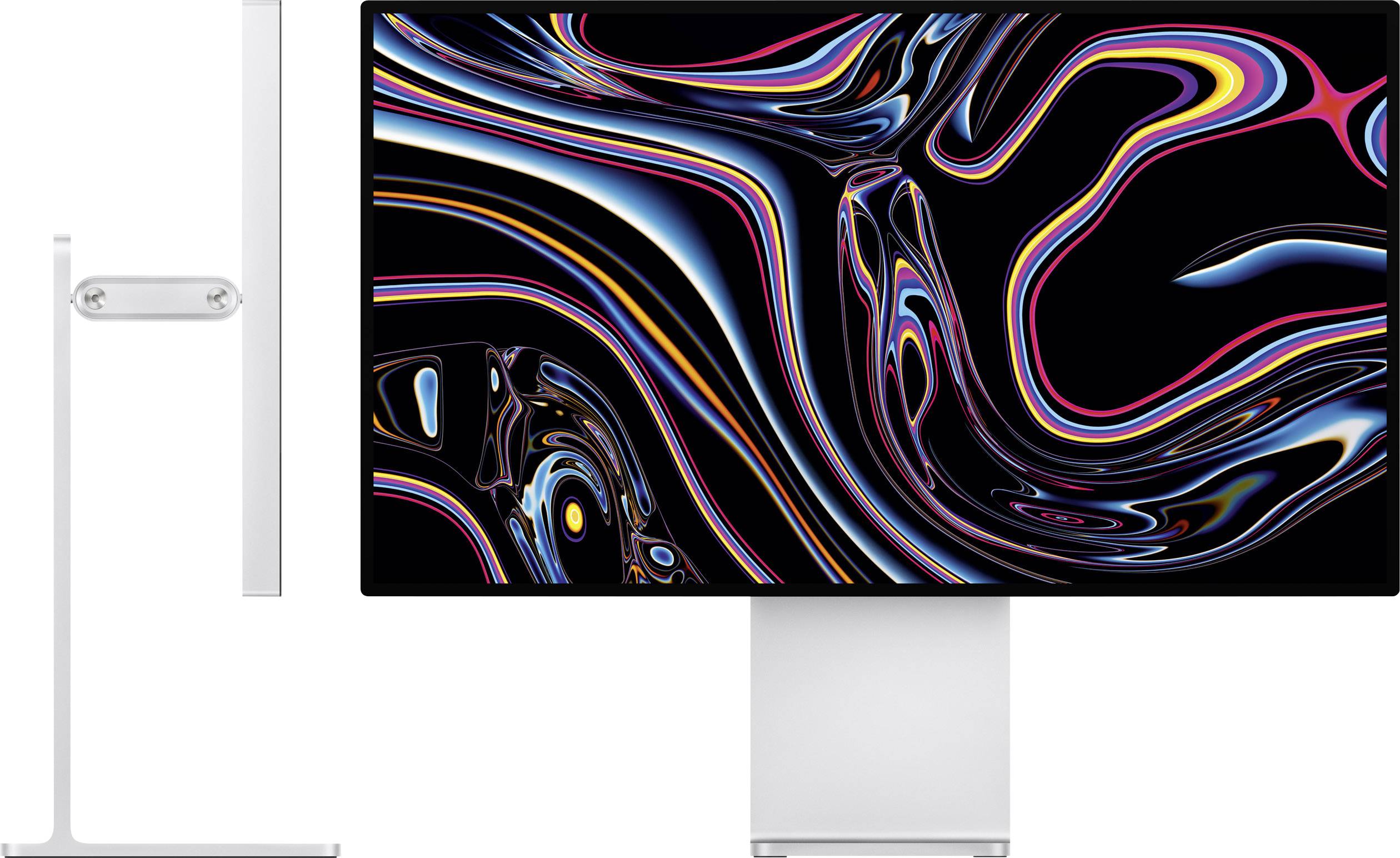 Auf diesem Bild sieht man ein Apple Pro Display XDR mit 32 Zoll.