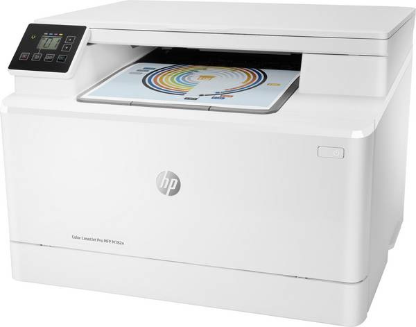 HP Color LaserJet Pro MFP M182n Multifunktionsdrucker Laser Farbe  A4 Drucker, Scanner, Kopierer LAN, USB