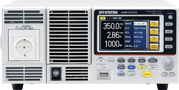 GW Instek ASR-2100 Labornetzgerät, einstellbar kalibriert (DAkkS-akkreditiertes Labor) 0.1 - 500 V 10 mA 1000 W   Anzahl Ausgänge 1 x