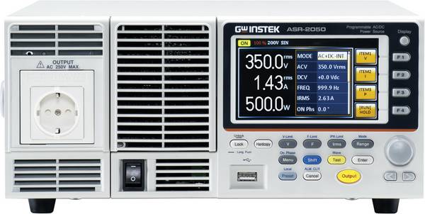 GW Instek ASR-2050 Labornetzgerät, einstellbar kalibriert (DAkkS-akkreditiertes Labor) 0.1 - 500 V 10 mA - 5 A 500 W   Anzahl Ausgänge 1 x
