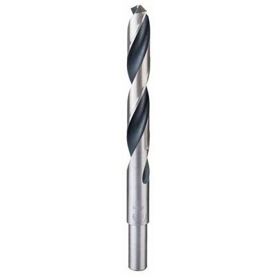 Metallbohrer aus glänzendem Stahl mit spiralförmigen Rillen. Geeignet zum Bohren in Metalloberflächen.