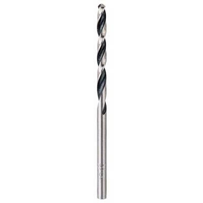 Ein Metallbohrer mit spiralförmigen Rillen, geeignet für präzises Bohren in Metallen. Er besteht aus glänzendem Metallmaterial.