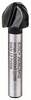 Bosch Accessories 2608628450 Hohlkehlfräser Carbide Rundbogen Länge 40 mm Produktabmessung, Ø 12.7 mm Arbeits-Länge 9.2 mm Schaftdurchmesser 6 mm