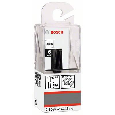Bosch-Bohrer-Verpackung, 6 mm, zeigt Produktabbildungen und technische Details.