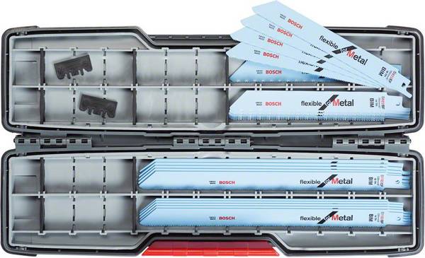 Bosch Accessories 2607010995 Säbelsägeblatt-Set Topseller in Tough Box, 20-teilig, für Hubsäge  1 Set