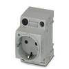 Phoenix Contact Steckdose EO-CF/UT/LED/F Grau 250 V/AC (L x B x H) 60 x 45 x 75 mm Piece 5 St.