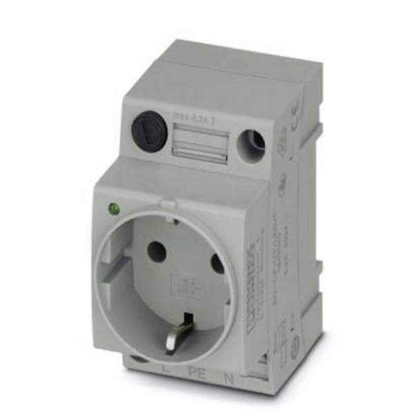 Phoenix Contact Steckdose EO-CF/UT/LED/F Grau 250 V/AC (L x B x H) 60 x 45 x 75 mm Piece 5 St.