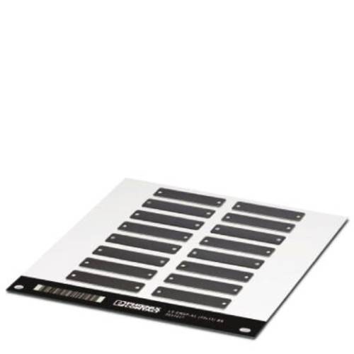 Phoenix Contact 0831627 LS-EMSP-AL (50X15) BK Gerätemarkierung Montage-Art: schrauben, nieten Schwarz Anzahl Markierer: ...