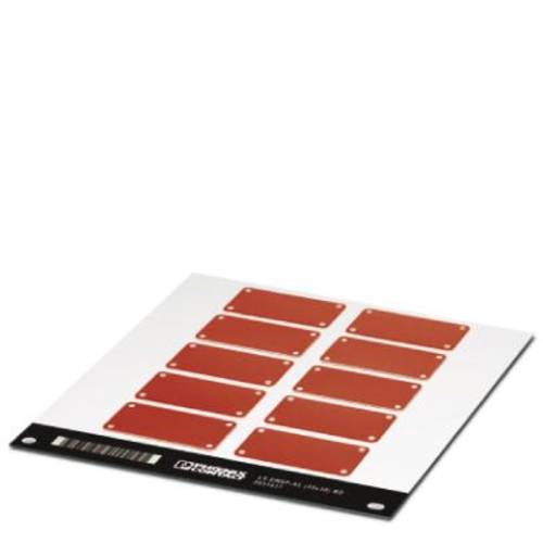 Phoenix Contact 0831637 LS-EMSP-AL (50X30) RD Gerätemarkierung Montage-Art: schrauben, nieten Rot Anzahl Markierer: 50 5...