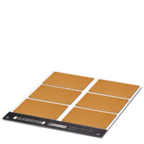 Phoenix Contact 0831642 LS-EMSP-AL (75,6X54) OG Gerätemarkierung Montage-Art: schrauben, nieten Orange Anzahl Markierer:...
