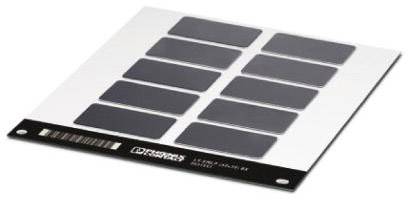 Thumbnail - Phoenix Contact 0831673 LS-EMP-AL (60X30) BK Gerätemarkierung Montage-Art: verrasten Schwarz Anzahl Markierer: 50 5 St.