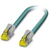 Phoenix Contact 1408365 RJ45 Patchkabel CAT 6a S/FTP 3.00 m Wasserblau 1 St.