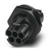 Gerätesteckverbinder Hinterwand 1409206 PRC 5-FT25-MC Schwarz Phoenix Contact Inhalt: 50 St.