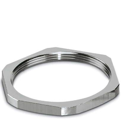 Phoenix Contact 1411248 A-INL-M63-N-S Gegenmutter M63 x 1.5 Messing (vernickelt) Silber 1 St.