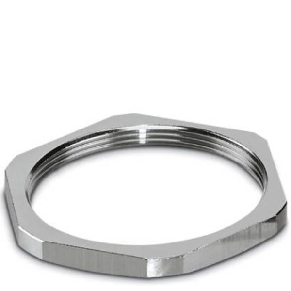 Phoenix Contact 1411248 A-INL-M63-N-S Gegenmutter    M63 x 1.5  Messing (vernickelt) Silber 1 St.