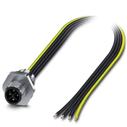 Phoenix Contact 1411607 Rundsteckverbinder Stecker Gesamtpolzahl: 4 1 St.