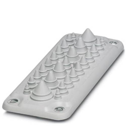 Phoenix Contact 1415236 Kabeleinführungsplatte TPE (Geruchneutrales Spezialgummigemisch), SEBS, Stahlblech Lichtgrau 1 S...