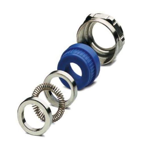 Phoenix Contact 1854242 Kabelverschraubung PG21 Messing (vernickelt) Silber, Blau 1 St.