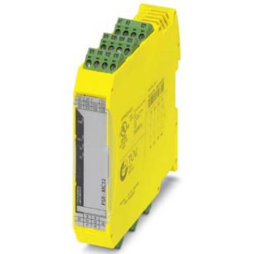 Sicherheitsrelais PSR-MC32-3NO-1NC-24-230UC-SC Phoenix Contact Betriebsspannung: 230 V DC/AC (B x H x T) 22.5 x 112.2 x ...
