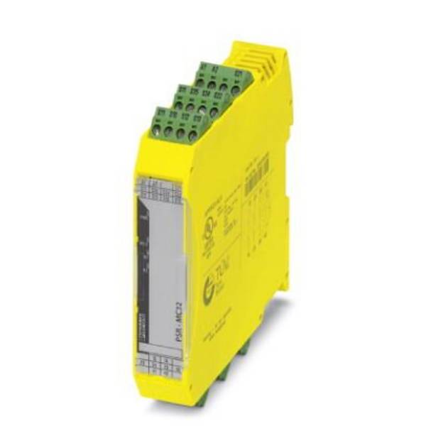 Sicherheitsrelais PSR-MC32-3NO-1NC-24-230UC-SP Phoenix Contact Betriebsspannung: 230 V DC/AC 3 Schließer (B x H x T) 22.5 x 117.4 x 114.5 mm Mit Rückmeldestrompfad 1 St.