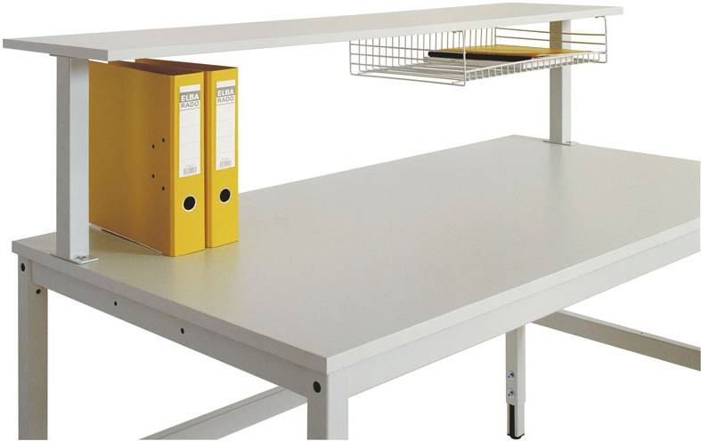 Manuflex ZB0024 Unterbaukorb für Ablagekonsole, BxTxH 550 x 340 x 125 mm