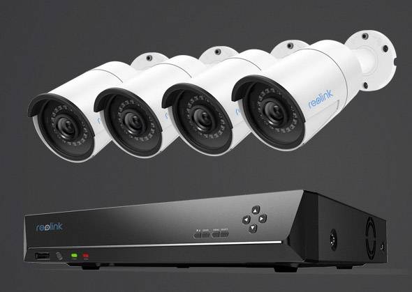 Reolink RLK8-410B4, Verkabelt, Geschoss, RJ-45, Outdoor, 4 mm, 80°-1