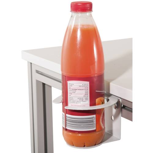 Manuflex ZB8380.7035 Flaschen- und Getränkehalter für Maschinen und Arbeitstischeinsatz , Ausführung für Arbeitstisch AL...