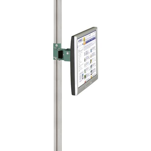 Thumbnail - Manuflex ZB8289.0001 Monitorträger für CANTOLAB und ALU mit 80 mm-Doppelgelenk, VESA-Adapter 75 mm, in Graugrün HF 0001