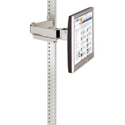 Manuflex ZB8300.5021 Monitorträger für CANTOLAB und ALU mit 500 mm-Doppelgelenk, VESA-Adapter 75 mm, in Wasserblau RAL 5021