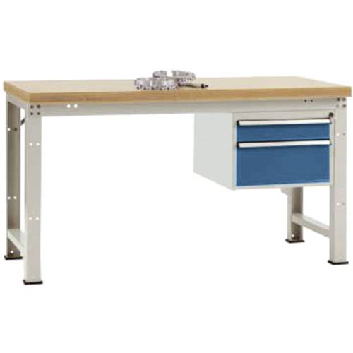 Thumbnail - Manuflex WP5462.0002 Komplett-Werkbank Grund PROFI Standard mit Buche massiv-Platte, BxTxH = 1500 x 700 x 840 mm