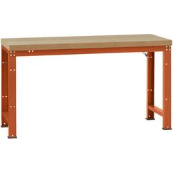 Základný pracovný stôl PROFI štandard s multiplexnou doskou, ŠxHxH = 1250 x 700 x 850 mm Manuflex WP3005.2001 WP3005.2001