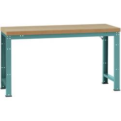 Základný pracovný stôl PROFI štandard s plastovou platňou, ŠxHxH = 1250 x 700 x 840 mm Manuflex WP3009.5021 WP3009.5021