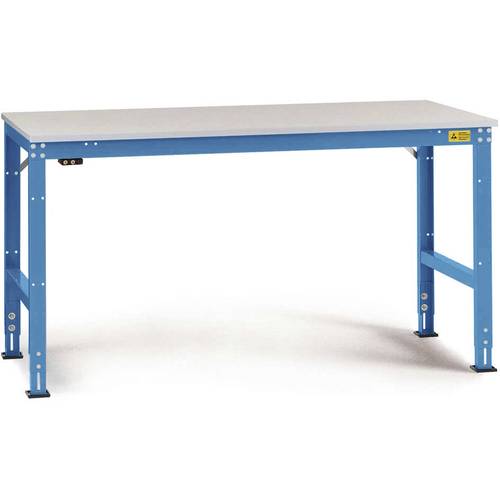 Thumbnail - Manuflex LU4098.5012 ESD ESD-Arbeitstisch UNIVERSAL Standard Grundtisch mit Melaminplatte, BxTxH = 1750 x 1000 x 763-873...