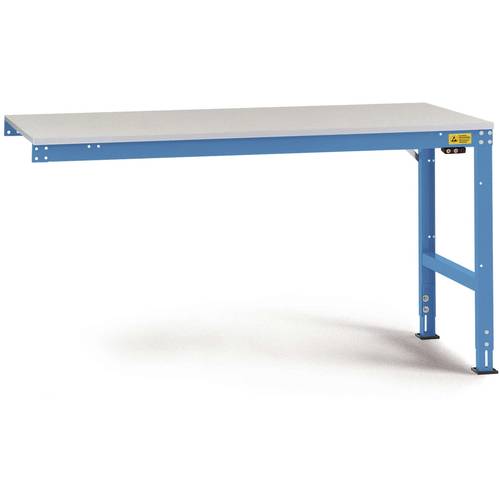 Thumbnail - Manuflex LU6108.5012 ESD ESD-Arbeitstisch UNIVERSAL Standard Anbautisch mit Melaminplatte, BxTxH = 1750 x 1200 x 763-873...