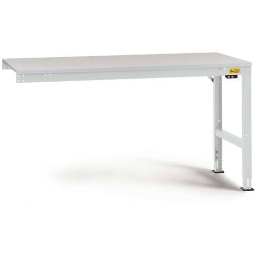 Thumbnail - Manuflex LU6116.7035 ESD ESD-Arbeitstisch UNIVERSAL Standard Anbautisch mit Kunststoffplatte, BxTxH = 2000 x 800 x 766-8...