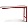 Manuflex LU8103.3003 ESD ESD-Arbeitstisch UNIVERSAL Spezial Anbautisch mit Kautschukplatte, BxTxH = 1750 x 1200 x 722-1022 mm Rubin-Rot