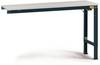 Manuflex LU8103.7016 ESD ESD-Arbeitstisch UNIVERSAL Spezial Anbautisch mit Kautschukplatte, BxTxH = 1750 x 1200 x 722-1022 mm Anthrazit