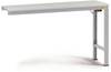 Manuflex LU8103.9006 ESD ESD-Arbeitstisch UNIVERSAL Spezial Anbautisch mit Kautschukplatte, BxTxH = 1750 x 1200 x 722-1022 mm Alusilber