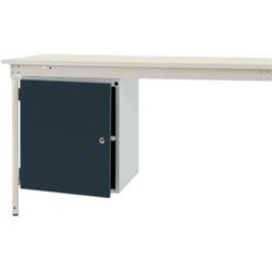 Manuflex ZB4954.7016 Gehäuse-Unterbau stationär, Nutzhöhe 500 mm mit 1 Tür und Einlegeboden. Für Tischtiefe 800 mm