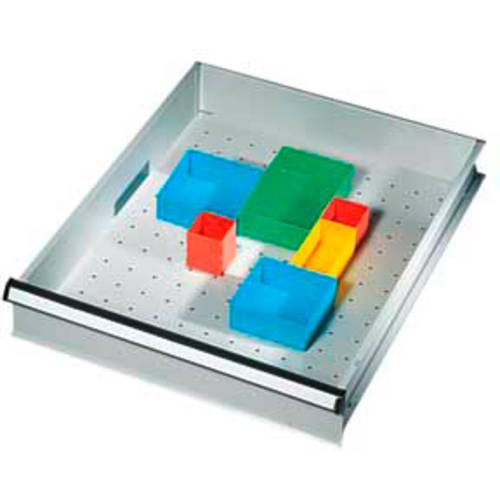 Manuflex ZB3051 10 Schubfach-Behälter Rot für Gehäuse-Schubfächer mit Blendenhöhe 100-300 mm, BxTxH = 54 x 54 x 45 mm