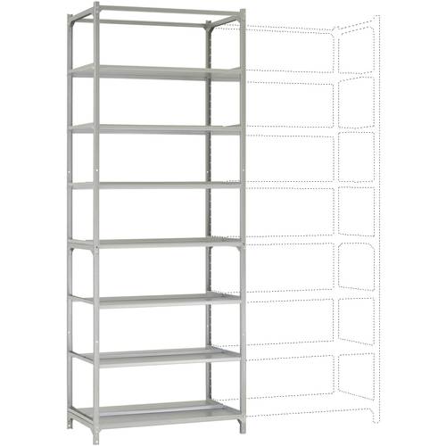 Manuflex RA2585 Fachbodenregal-Grundmodul (B x H x T) 960 x 2600 x 600 mm Stahlboden