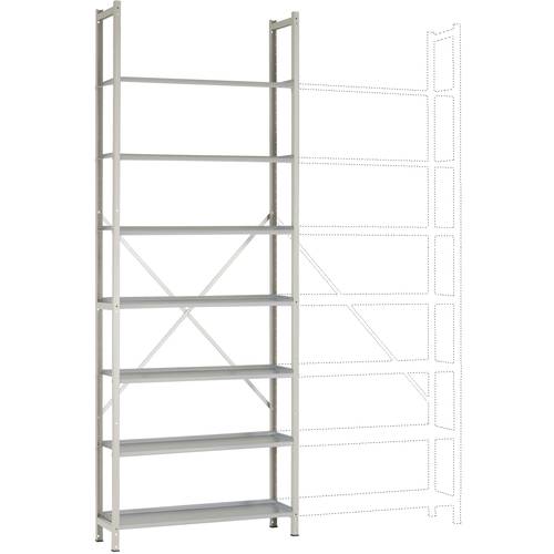 Manuflex RA2225.7035 Fachbodenregal-Grundmodul (B x H x T) 960 x 2250 x 300 mm Stahlboden