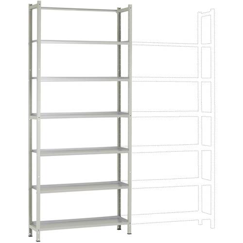 Manuflex RA2233.7035 Fachbodenregal-Grundmodul (B x H x T) 930 x 2600 x 300 mm Stahlboden