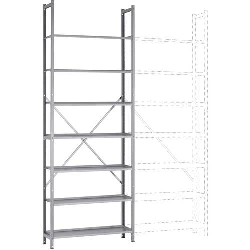 Manuflex RA3171.9006 Fachbodenregal-Grundmodul (B x H x T) 1250 x 3000 x 700 mm Stahlboden