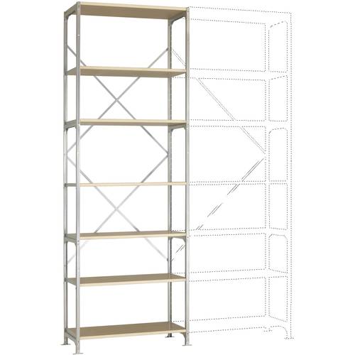 Thumbnail - Manuflex RB2284 Fachbodenregal-Grundmodul (B x H x T) 1030 x 3000 x 300 mm Holzboden