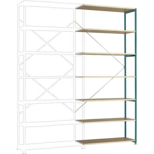 Manuflex RP1736.5021 Fachbodenregal-Anbaumodul (B x H x T) 960 x 2600 x 300 mm Holzboden