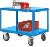 Manuflex TP1031.5012 Tischwagen Feststeller Stahlblech pulverbeschichtet Licht-Blau (RAL 5012)