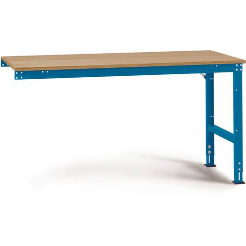 Thumbnail - Manuflex AU6095.5007 Arbeits-Anbautisch UNIVERSAL Standard mit Multiplexplatte, BxTxH = 1750 x 1000 x 760-870 mm Brillan...