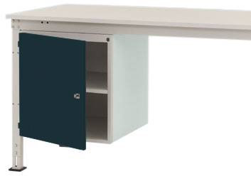 Manuflex ZB4963.7016 Gehäuse-Unterbau UNIVERSAL Stationär, Nutzhöhe 500 mm mit 1 Tür links angeschlagen. Für Tischtiefe ...