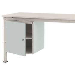 Manuflex ZB4965.7035 Gehäuse-Unterbau UNIVERSAL Stationär, Nutzhöhe 500 mm mit 1 Tür links angeschlagen. Für Tischtiefe 1000 mm